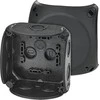 Hensel Jungiamoji dėžutė, skirta montuoti viduje, juoda IP66 su membraninėmis riebokšliais 104x104x70mm DK 0400 B 62000297