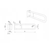 Herdegen UUWC-8 / CORRADOMED / BALTA TUALETO RANKENA 800 MM FI25