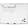 Herlitz Herlitz 10524627 tablica magnetyczna i priedai 400 x 600 mm Sidabrinė, Baltas