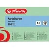 Herlitz Herlitz Karteikarte A5 liniert grün 100er Packung