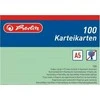 Herlitz Herlitz Karteikarte A5 liniert grün 100er Packung