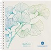 Herlitz Spiralblock 14,8x14,8 100Bl.punktiert GREENlineGinkg*