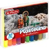 HERLITZ Plastilinas su blizgučiais 10 spalvų