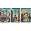 Herlitz Retro City A4/96K linijuotas sąsiuvinis su paraštėmis (5 vnt.)