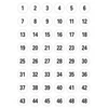 Herma HERMA Numbers 12mm 1-240 paper baltas juodas 5 sh. samoprzylepne etykiety Baltas