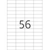 Herma Klijų etiketės 5080 Movables, A4, 52,5 x 21.2 mm, baltas, matinis popierius, 1400 vnt (5080)