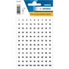 Herma Numbers 8mm 1-540 paper baltas juodas 5 sh. samoprzylepne etykiety balta (4128)