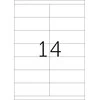 Herma Premium etiketės 5057, A4, baltos, 105 x 42.3 mm, matinis popierius, 350 vnt. (5057)