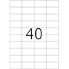 Herma Premium etiketės A4, baltas, matinis popierius, 8000 vnt (4610)
