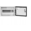 Sabaj System Hermetiškas modulinis skirstomasis skydas n/t IP65 RH 12 /1x12/ RAL 7035 tvirtos durys su spyna RH 12 DP 6-741-DP