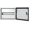 Sabaj System Hermetiškas modulinis skirstomasis skydas n/t IP65 RH 12 /1x12/ RAL 7035 tvirtos durys su spyna RH 12 DP 6-741-DP