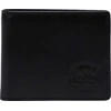 Herschel Hank Leather RFID piniginė 11151-00001 Juoda Vienas dydis