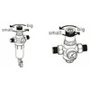 Herz šalto vandens filtras su slėgio reduktoriumi DN 25 2301103