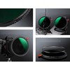 Filtras K&F Concept Nano-X MRC CPL & Fader ND2-32 & Juodas Mist 1/4 - 49 mm