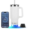 Gertuvė HidrateSpark Puodelis inteligentny HidrateSpark PRO 2 Tumbler 887 ml Baltas