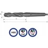 Wiertło Baildon DIN 345 ​​​​RN NWKc 33 mm HSS (F) metalo grąžtas, 334–185 mm (MK4 kotas)
