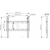 Hikvision DS-DM4255W Tvirtinimo prie sienos laikiklis