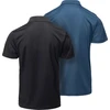 hitec Męski komplektas koszulek polo Hi-tec HODIN 2 PACK juodas/ensign mėlynas dydis M