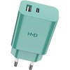 Įkroviklis HMD Dual Port Wall Charger 1x USB-A 1x USB-C 3 A (8P00000297)