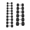 HEX PRO Juodas 18 KG DUMBBELL HMS