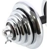 Chromuotų hantelių rinkinys su lagaminu HMS STC50 2x25kg