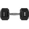 HMS Hex Pro gumuotas hantelis 1 x 20 kg