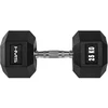 HMS Hex Pro gumuotas hantelis 1 x 25 kg