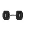 HMS Hex Pro gumuotas hantelis 1 x 30 kg