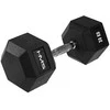 HMS Hex Pro gumuotas hantelis 1 x 30 kg