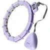 HHM14 HULA HOOP VIOLETINIS MAGNETINIS SU SVORIU + SKAITIKLIS HMS