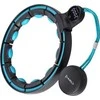 HMS HHM17 Hula Hoop Juodas/Turquoise su magnetais ir svoriu + skaitiklis