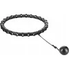 HMS HHW11 PLUS SIZE HULA HOP Juodas Z WYPUSTKAMI I OBCIĄŻNIKIEM