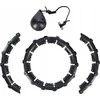 HMS HHW11 PLUS SIZE HULA HOP Juodas Z WYPUSTKAMI I OBCIĄŻNIKIEM