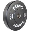 Olimpinis guminis svoris HMS BBR juodas - 25 kg