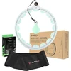HMS Rinkinys HULA HOP HHW06 Žalias Z PIŁKĄ GRAWITACYJNĄ I LICZNIKIEM + PAS BR163 Juodas PLUS SIZE