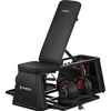 ADJUSTABLE WEIGHT BENCH WITH STORAGE, CHEST FLY ARMS LM4012 + 2X ADJUSTABLE DUMBBELL SET SR52 HMS