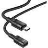 Adapteris OTG USB C to USB C Hoco 3A 1,2 m U107 juodas