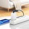 Adapteris OTG 2in1 USB C / Lightning to USB A Hoco UA17 juodas