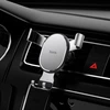 „Gravity“ automobilio telefono laikiklis „Hoco“ oro išleidimo angai CA56 PLUS juodas metalas