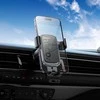 Gravity car phone holder Hoco air vent H80 juodas and pilka