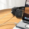 Kabelis AUX Jack 3,5 mm (kištukas) - USB C (kištukas) Hoco 1 m UPA32B juodas