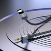 Kabelis AUX Jack 3,5 mm (kištukas) - USB C (kištukas) Hoco 1 m UPA32B juodas