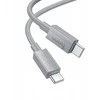 USB C į USB C laidas Hoco 3A 60W 1 m X107 pilka