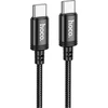 Cable USB C to USB C Hoco 3A 60W 1 m X89 juodas