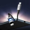 LED Cable USB C to USB C Hoco 3A 60W 1,2 m U144 juodas