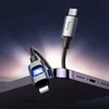 LED laidas USB C - Lightning Hoco PD 27W 1,2 m U144 juodas