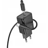 Telefono įkroviklis Hoco USB C QC PD 20W + laidas USB C į USB C N60 juodas