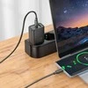 Telefono įkroviklis Hoco USB C QC PD 20W + laidas USB C į USB C N60 baltas