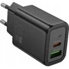 Telefono įkroviklis Hoco USB A + USB C QC3.0 PD 3A 20W N61 juodas