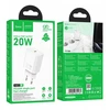 Įkroviklis Hoco N60 20W GaN USB-C baltas